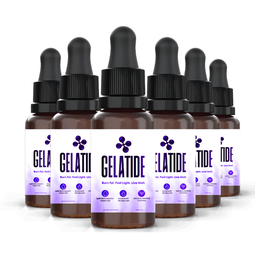 Gelatide 6 bottle 180 day supply best value package with free US shipping